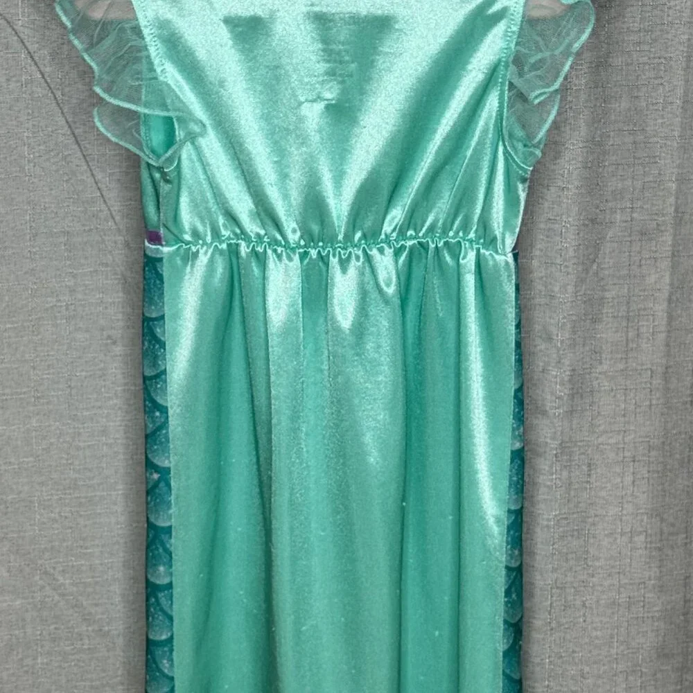 Disney - Ariel - Sleeveless Princess Sleep Dress With Lace - Size XS / 4/5 - Picture 6 of 8
